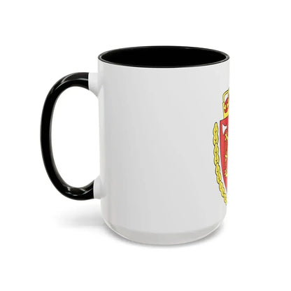 Coat of arms of the Norwegian Customs Service - Accent Coffee Mug - Go Mug Yourself