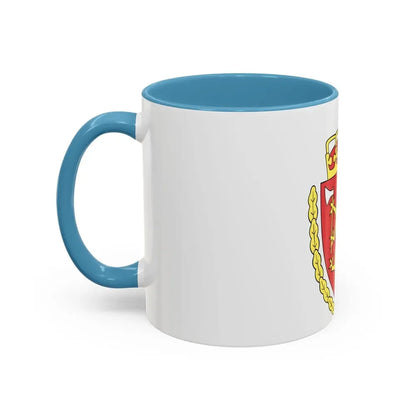 Coat of arms of the Norwegian Customs Service - Accent Coffee Mug - Go Mug Yourself