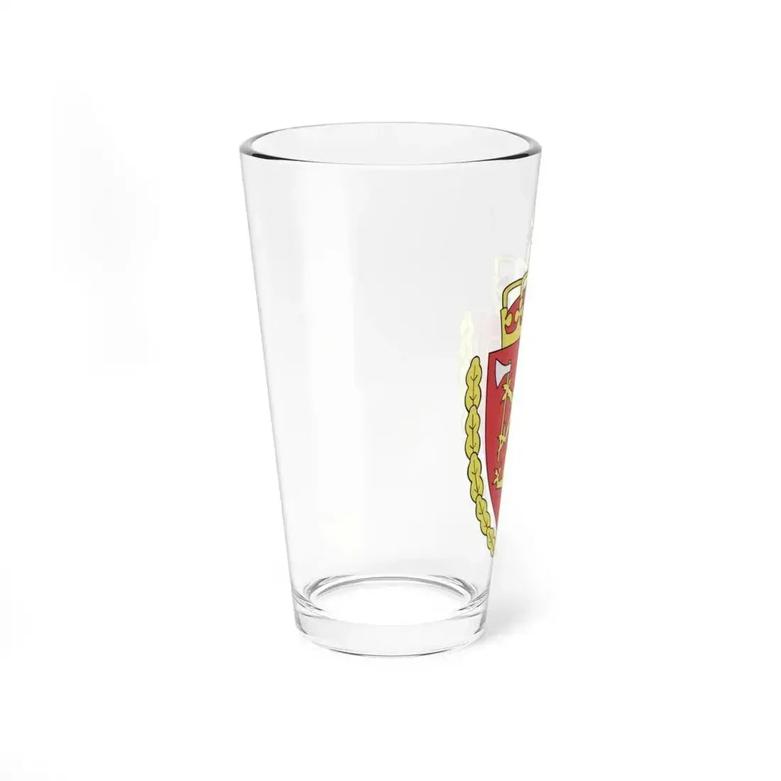 Coat of arms of the Norwegian Customs Service - Pint Glass 16oz - Go Mug Yourself