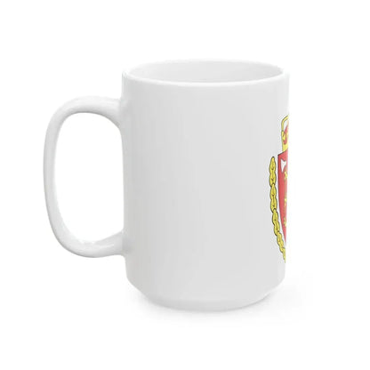 Coat of arms of the Norwegian Customs Service - White Coffee Mug - Go Mug Yourself