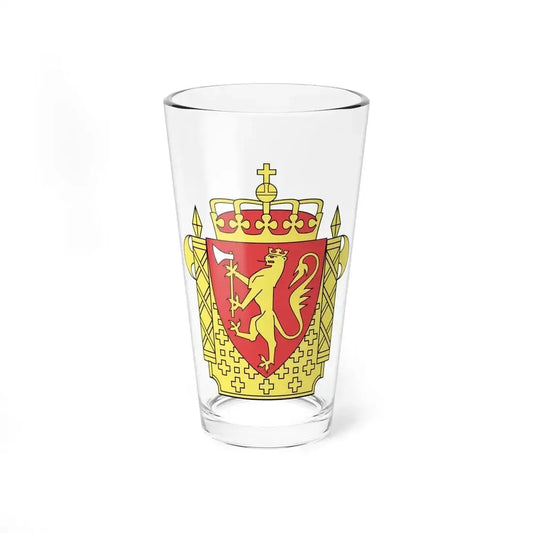 Coat of arms of the Norwegian Police Service - Pint Glass 16oz 16oz - Go Mug Yourself