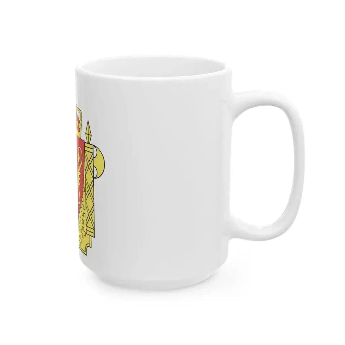 Coat of arms of the Norwegian Police Service - White Coffee Mug - Go Mug Yourself