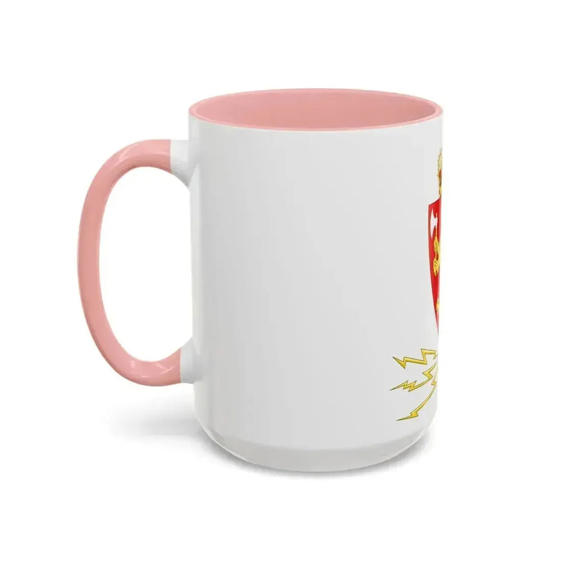 Coat of arms of the Norwegian Telegraph Administration - Accent Coffee Mug - Go Mug Yourself