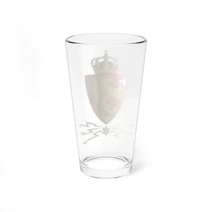Coat of arms of the Norwegian Telegraph Administration - Pint Glass 16oz - Go Mug Yourself