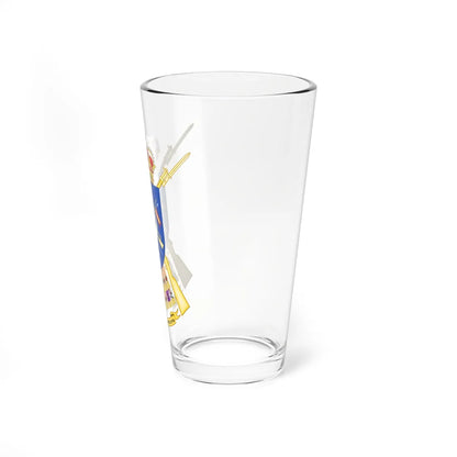 Coat of Arms of the of the 54th Regulares Light Infantry Group (Spain) (Coat of Arms) Pint Glass 16oz - Go Mug Yourself