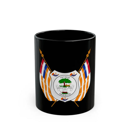 Coat of arms of the Orange Free State - Black Coffee Mug-11oz-Go Mug Yourself