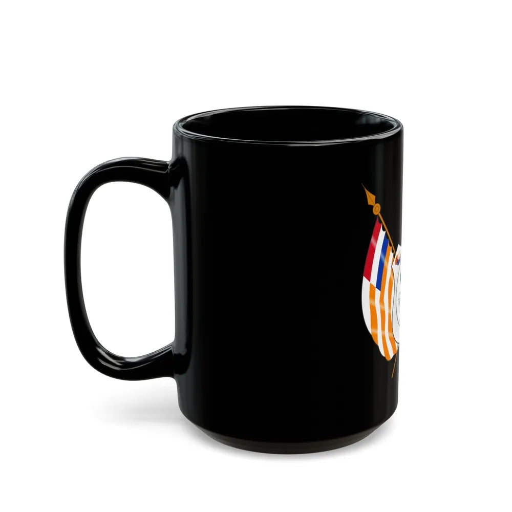 Coat of arms of the Orange Free State - Black Coffee Mug-Go Mug Yourself