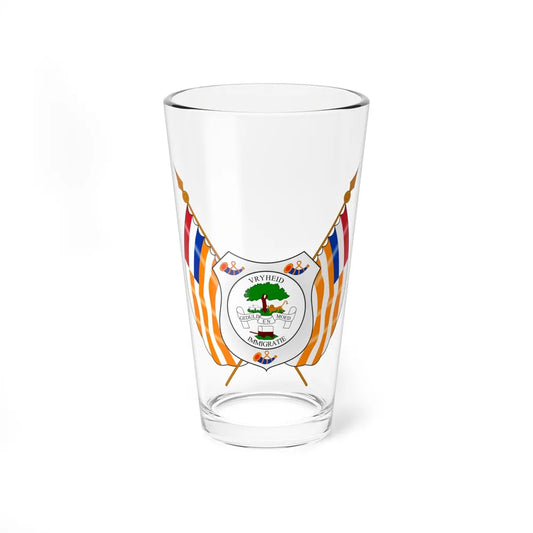 Coat of arms of the Orange Free State - Pint Glass 16oz-16oz-Go Mug Yourself