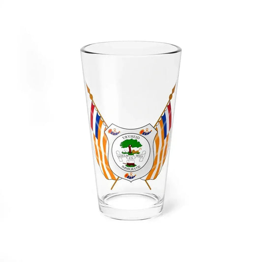 Coat of arms of the Orange Free State - Pint Glass 16oz 16oz - Go Mug Yourself