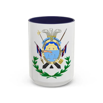 Coat of Arms of the Oriental Province - Accent Coffee Mug 15oz Navy - Go Mug Yourself