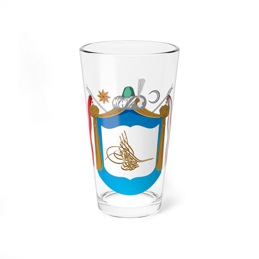 Coat of Arms of the Ottoman Empire 1846-1882 (Algeria) (Coat of Arms) Pint Glass 16oz 16oz - Go Mug Yourself