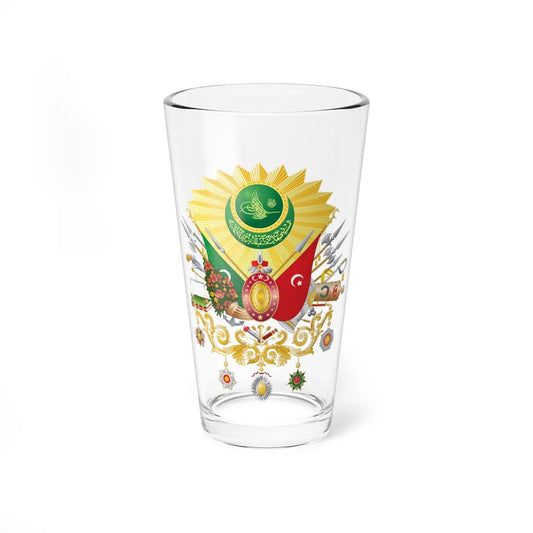 Coat of arms of the Ottoman Empire 1882-1922 (Algeria) (Coat of Arms) Pint Glass 16oz 16oz - Go Mug Yourself