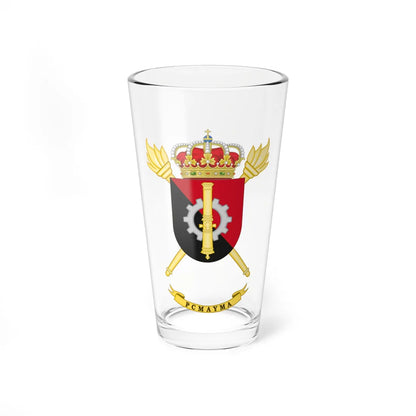 Coat of Arms of the PCMAYMA (Spain) (Coat of Arms) Pint Glass 16oz 16oz - Go Mug Yourself
