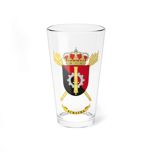Coat of Arms of the PCMAYMA (Spain) (Coat of Arms) Pint Glass 16oz 16oz - Go Mug Yourself