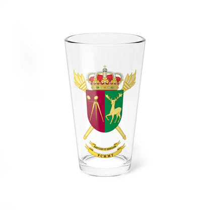 Coat of Arms of the PCMMT (Spain) (Coat of Arms) Pint Glass 16oz 16oz - Go Mug Yourself