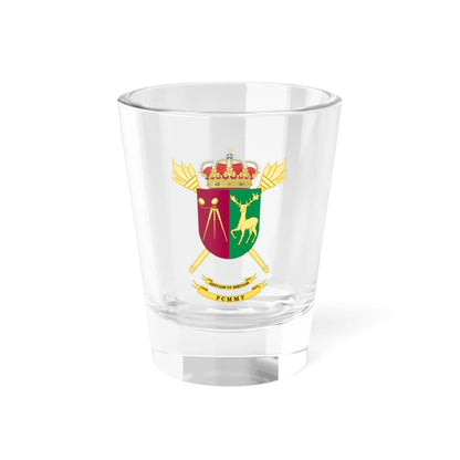 Coat of Arms of the PCMMT (Spain) (Coat of Arms) Shot Glass 1.5oz 1.5oz - Go Mug Yourself