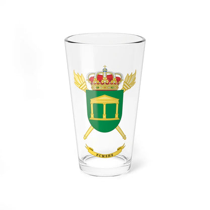 Coat of Arms of the PCMSHS (Spain) (Coat of Arms) Pint Glass 16oz 16oz - Go Mug Yourself