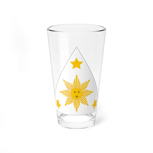 Coat of arms of the Philippines 1898-1901 (Philippines) (Coat of Arms) Pint Glass 16oz 16oz - Go Mug Yourself
