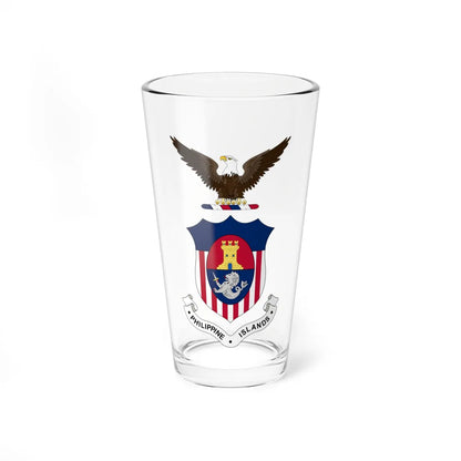 Coat of arms of the Philippines 1905-1935 (Philippines) (Coat of Arms) Pint Glass 16oz 16oz - Go Mug Yourself