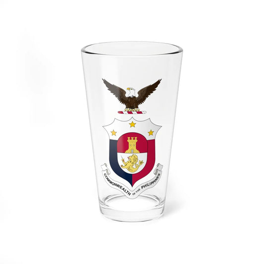 Coat of arms of the Philippines 1935-1940 19411946 (Philippines) (Coat of Arms) Pint Glass 16oz 16oz - Go Mug Yourself
