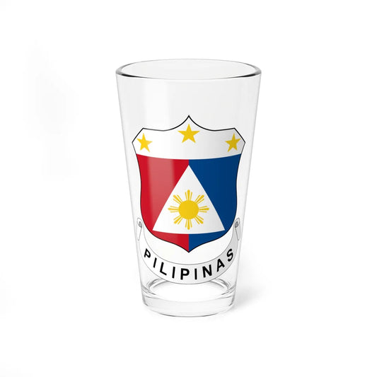 Coat of arms of the Philippines 1943-1945 (Philippines) (Coat of Arms) Pint Glass 16oz 16oz - Go Mug Yourself