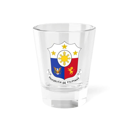 Coat of arms of the Philippines ES (Philippines) (Coat of Arms) Shot Glass 1.5oz 1.5oz - Go Mug Yourself