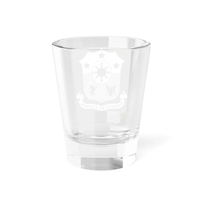 Coat of arms of the Philippines monochrome (Philippines) (Coat of Arms) Shot Glass 1.5oz - Go Mug Yourself