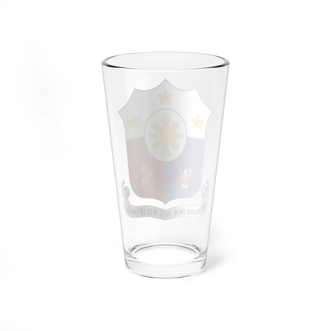 Coat of arms of the Philippines (Philippines) (Coat of Arms) Pint Glass 16oz - Go Mug Yourself