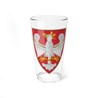 Coat of Arms of the Polish Crown (Poland) (Coat of Arms) Pint Glass 16oz 16oz - Go Mug Yourself