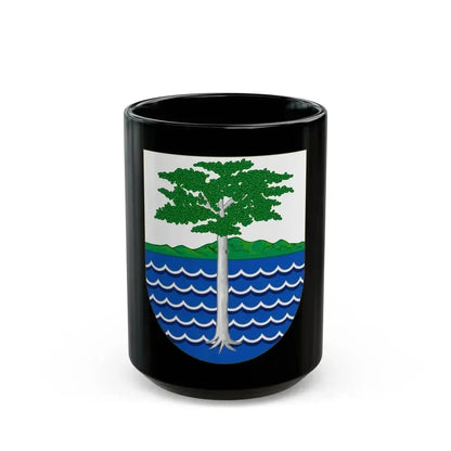 Coat of Arms of the Portuguese and Spanish Guinea - Black Coffee Mug 15oz - Go Mug Yourself