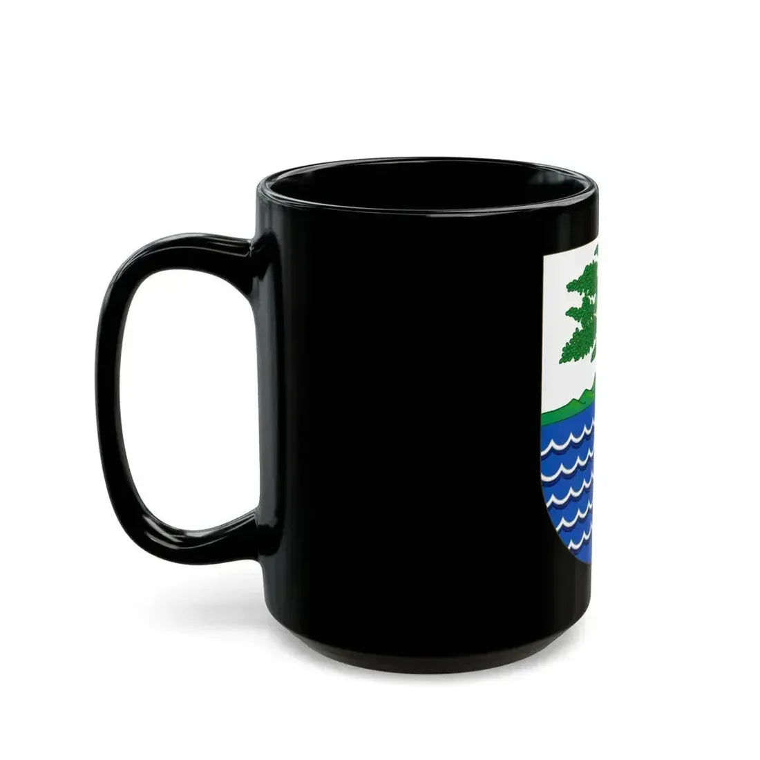 Coat of Arms of the Portuguese and Spanish Guinea - Black Coffee Mug - Go Mug Yourself