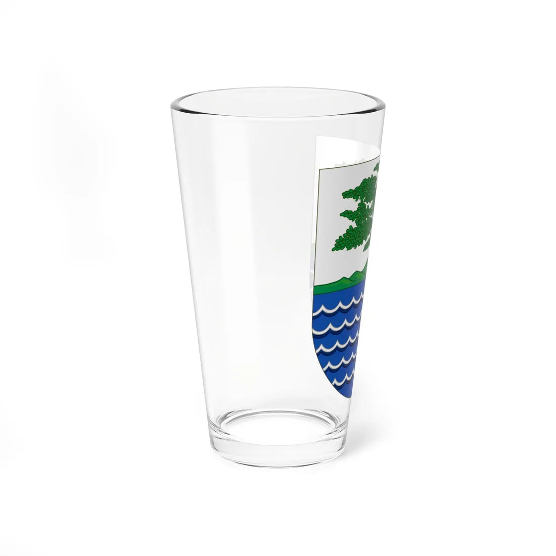 Coat of Arms of the Portuguese and Spanish Guinea (Portugal) (Coat of Arms) Pint Glass 16oz - Go Mug Yourself