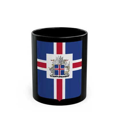 Coat of arms of the President of Iceland - Black Coffee Mug 11oz - Go Mug Yourself