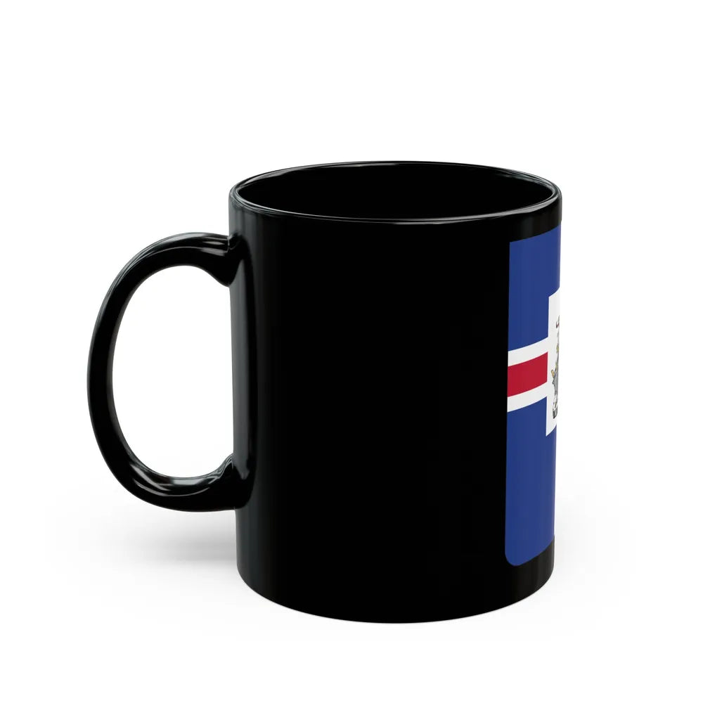 Coat of arms of the President of Iceland - Black Coffee Mug-Go Mug Yourself