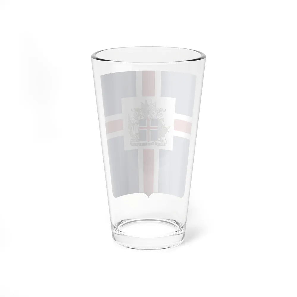 Coat of arms of the President of Iceland - Pint Glass 16oz-Go Mug Yourself