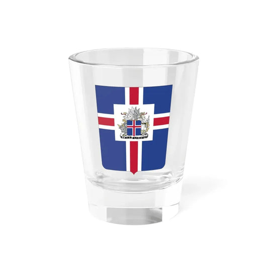 Coat of arms of the President of Iceland - Shot Glass 1.5oz 1.5oz - Go Mug Yourself