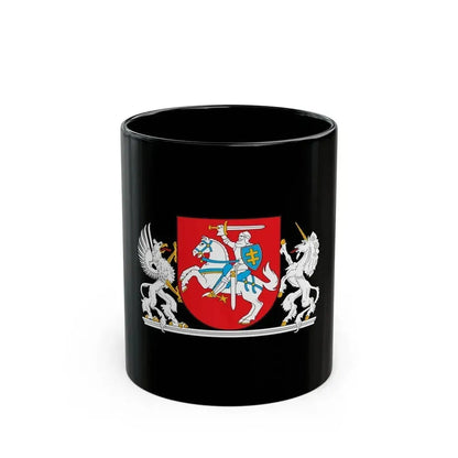 Coat of arms of the President of Lithuania - Black Coffee Mug 11oz - Go Mug Yourself