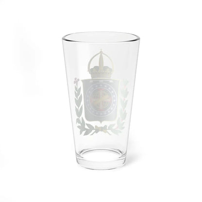 Coat of arms of the Prince Imperial of Brazil (Brazil) (Coat of Arms) Pint Glass 16oz - Go Mug Yourself