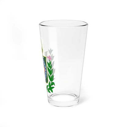 Coat of arms of the Prince Imperial of Brazil (Brazil) (Coat of Arms) Pint Glass 16oz - Go Mug Yourself