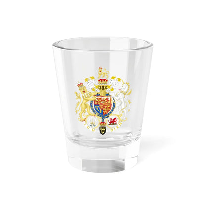 Coat of arms of the Prince of Wales (United Kingdom) (Coat of Arms) Shot Glass 1.5oz 1.5oz - Go Mug Yourself