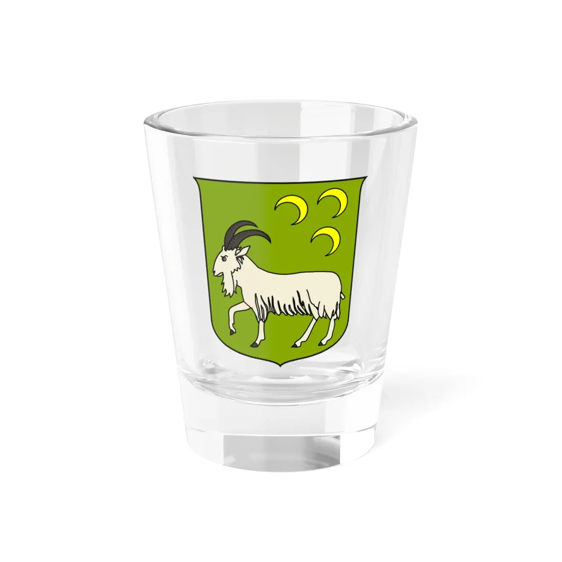 Coat of Arms of the Principality of Abkhazia (Georgia) (Coat of Arms) Shot Glass 1.5oz 1.5oz - Go Mug Yourself