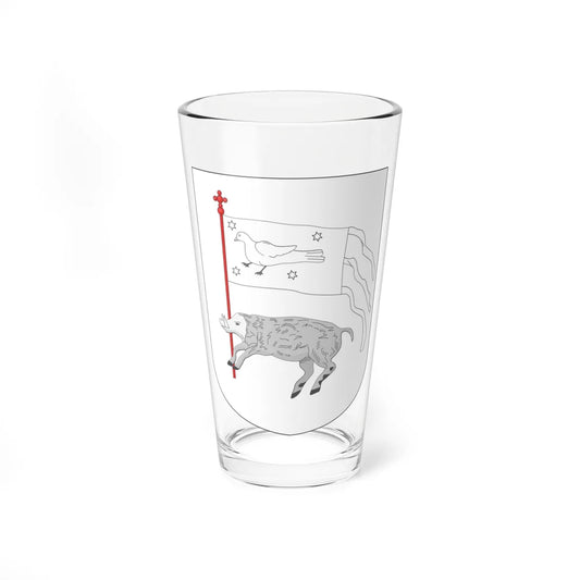 Coat of arms of the Principality of Mingrelia (Georgia) (Coat of Arms) Pint Glass 16oz 16oz - Go Mug Yourself