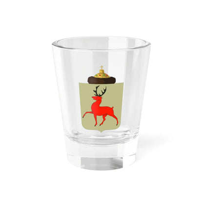 Coat of arms of the Principality of Nizhny Novgorod-Suzdal (Russia) (Coat of Arms) Shot Glass 1.5oz 1.5oz - Go Mug Yourself