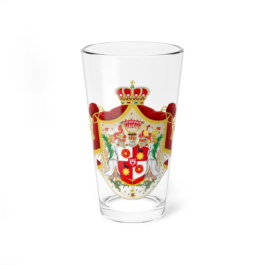 Coat of Arms of the Principality of Schaumburg-Lippe (Germany) (Coat of Arms) Pint Glass 16oz 16oz - Go Mug Yourself