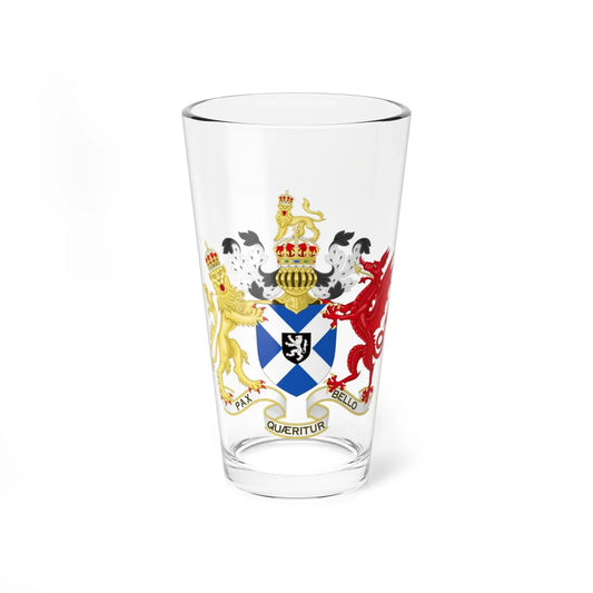 Coat of Arms of the Protectorate in Scotland 1653-1659 (Scotland) (Coat of Arms) Pint Glass 16oz 16oz - Go Mug Yourself