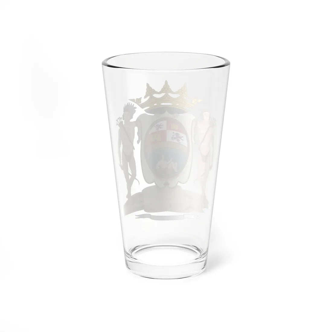 Coat of Arms of the Province of Louisiana (Costa Rica) (Coat of Arms) Pint Glass 16oz - Go Mug Yourself
