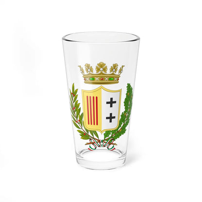 Coat of Arms of the Province of Reggio-Calabria (Italy) (Coat of Arms) Pint Glass 16oz 16oz - Go Mug Yourself
