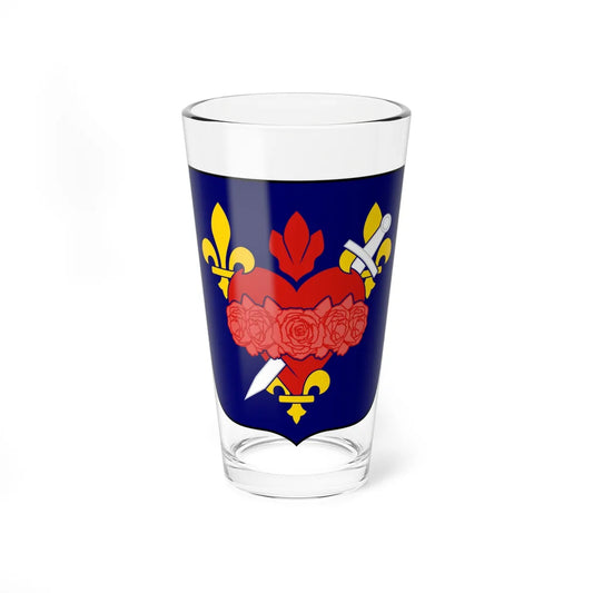 Coat of arms of the Provisional Government of Saskatchewan (Canada) (Coat of Arms) Pint Glass 16oz 16oz - Go Mug Yourself