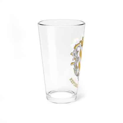 Coat of arms of the Republic of Crema (Italy) (Coat of Arms) Pint Glass 16oz - Go Mug Yourself