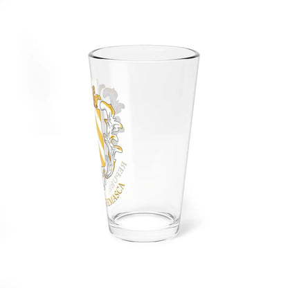 Coat of arms of the Republic of Crema (Italy) (Coat of Arms) Pint Glass 16oz - Go Mug Yourself